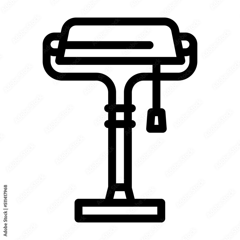 workplace table lamp line icon vector. workplace table lamp sign. isolated contour symbol black illustration workplace table lamp line icon vector. workplace table lamp sign. isolated contour symbol black illustration