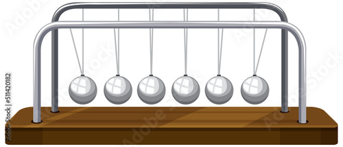 Collision balls on white background