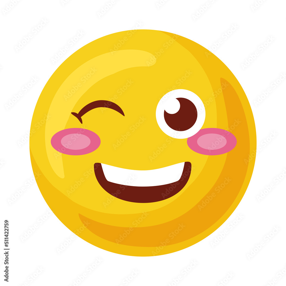 Fototapeta premium smile expression emoticon