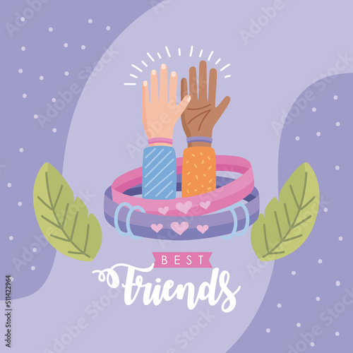 best friends lettering