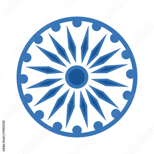 blue ashoka chakra