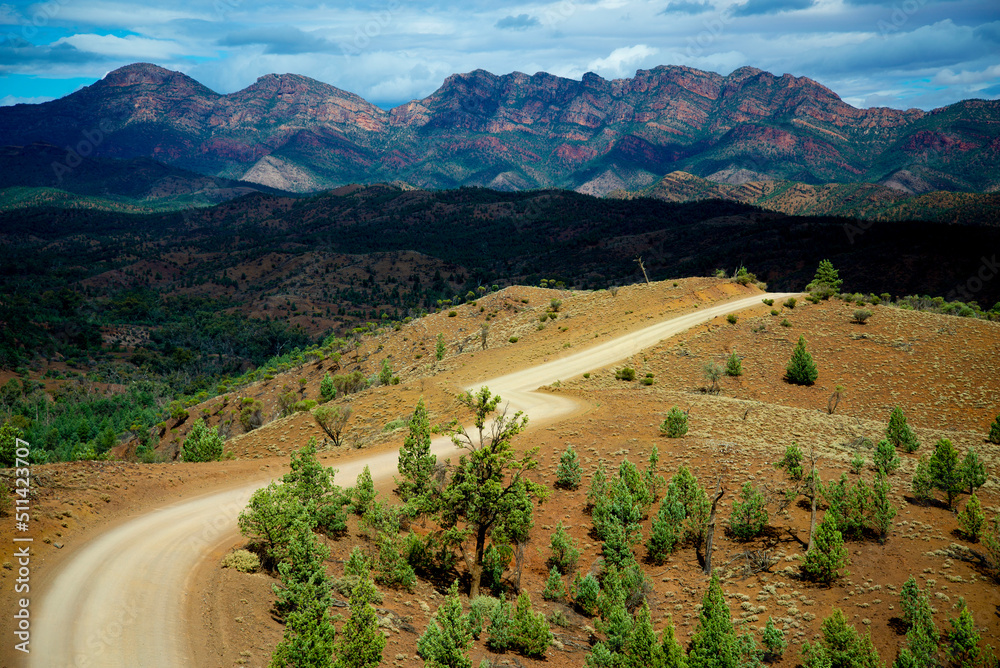 Razorback Lookout in Ikara-Flinders Ranges National Park - Australia