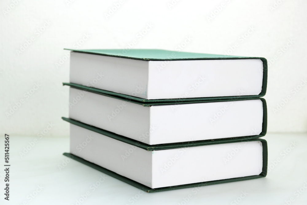set up a stack of books set up a stack of books