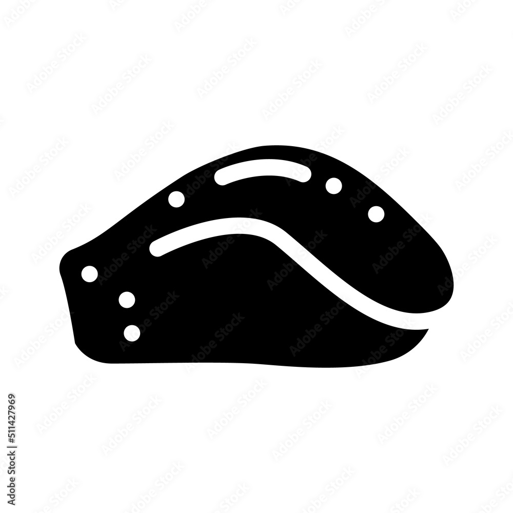 broiler Liver glyph icon vector. broiler Liver sign. isolated symbol illustration