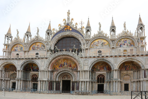 Basilica of Saint Mark in Venice in Italy without people during lockdown © ChiccoDodiFC
