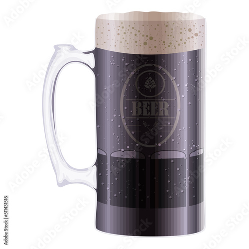 black beer jar