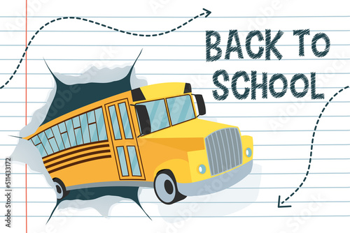 back to school lettering poster