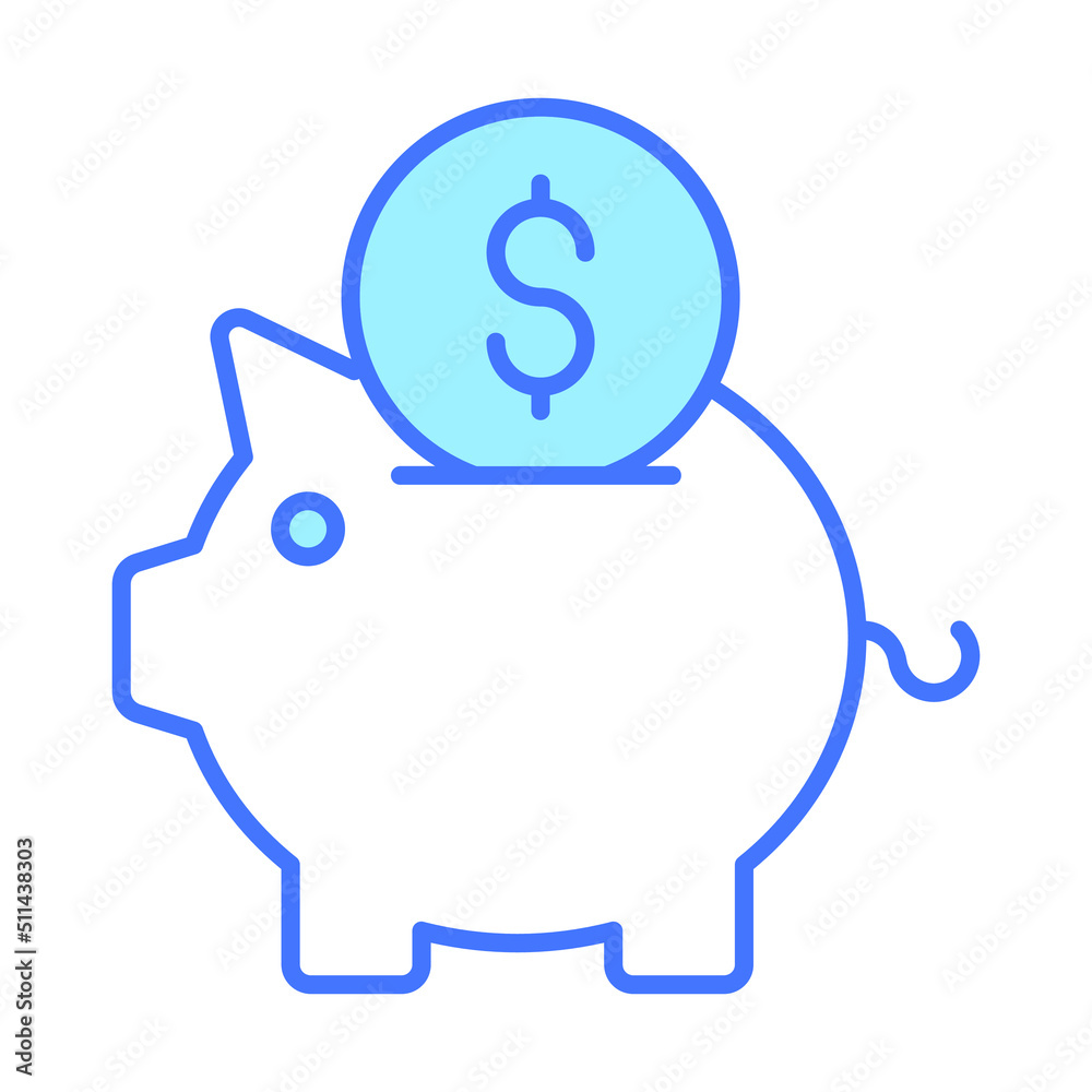 piggy bank Finance Related Vector Line Icon. Editable Stroke Pixel Perfect. piggy bank Finance Related Vector Line Icon. Editable Stroke Pixel Perfect.