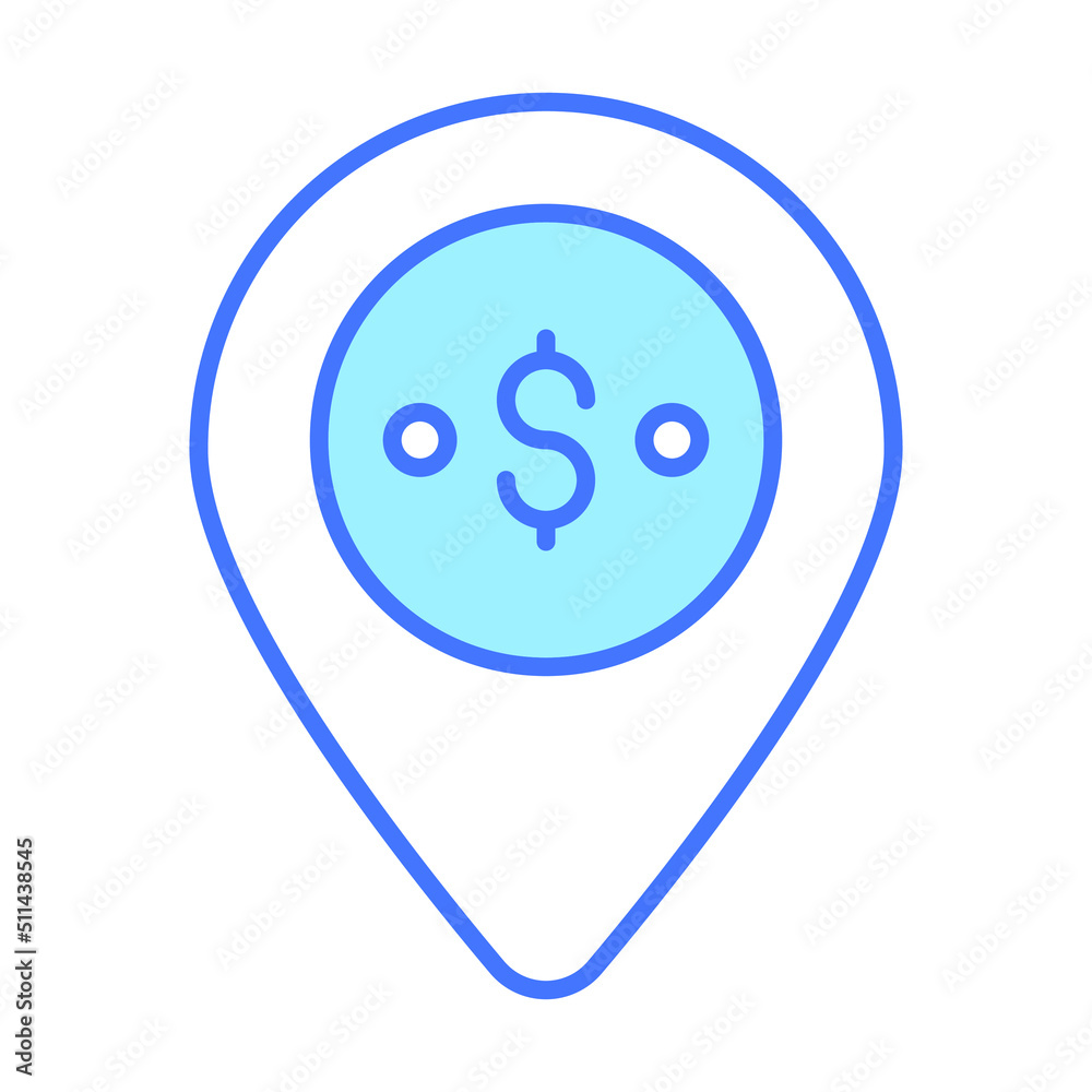 location mark Finance Related Vector Line Icon. Editable Stroke Pixel Perfect. location mark Finance Related Vector Line Icon. Editable Stroke Pixel Perfect.