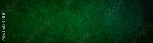 Empty Grunge Hardwall Cement Concrete Dark Green Texture Background