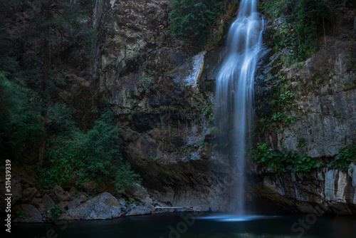 Gorgeous waterfall in the mountains © Alexey