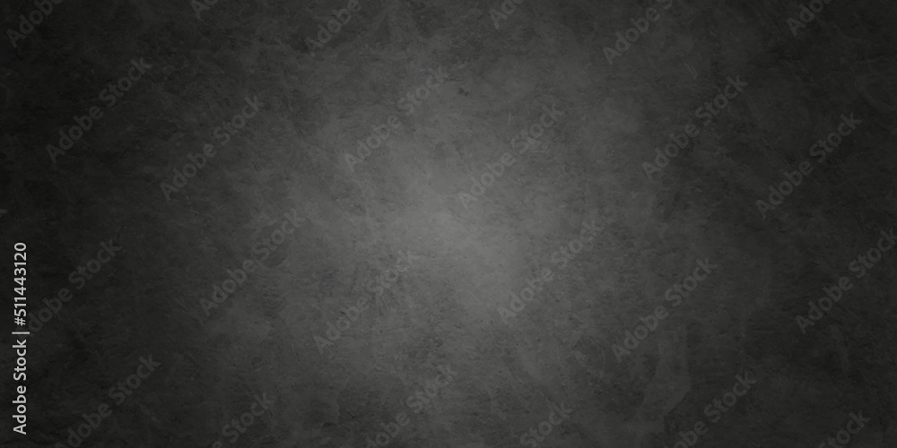 Black stone concrete texture background anthracite panorama. Panorama dark grey black slate background or texture.	
