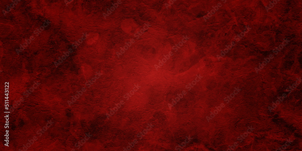 Red grunge concrete wall Rich red background texture, marbled stone or rock textured banner with elegant holiday color and design, red grunge textured wall background. 