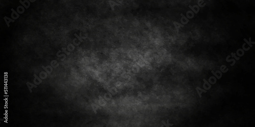  Dark Black watercolor backdrop background with white vintage marbled texture, distressed old textured luxury painted paper design.
