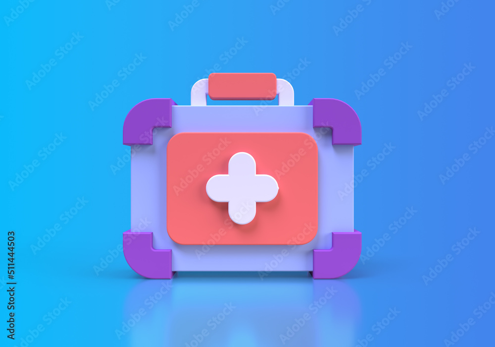 first aid kit concept illustration Landing page template for background first aid kit concept illustration Landing page template for background