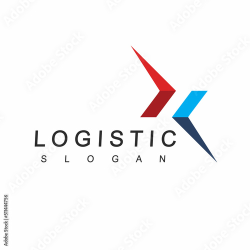 Free Download Logistic Logo Template, Expedition And Transportation Business Icon - GFXLoad