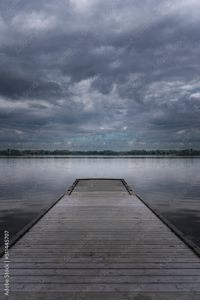 Obraz premium pier on the lake