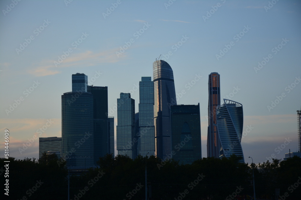 Fototapeta premium one of the days in Moscow