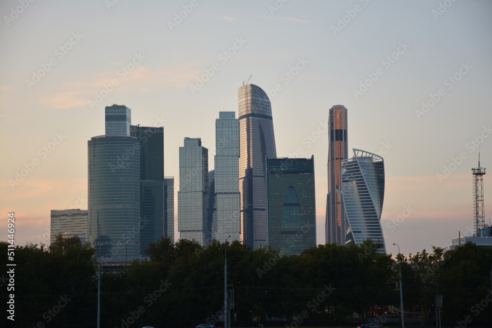 Fototapeta premium one of the days in Moscow