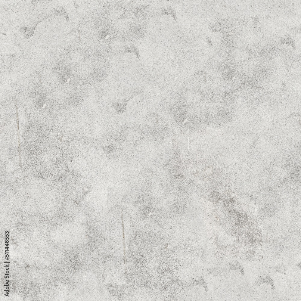 Naklejka premium white concrete wall background texture, seamless 4K