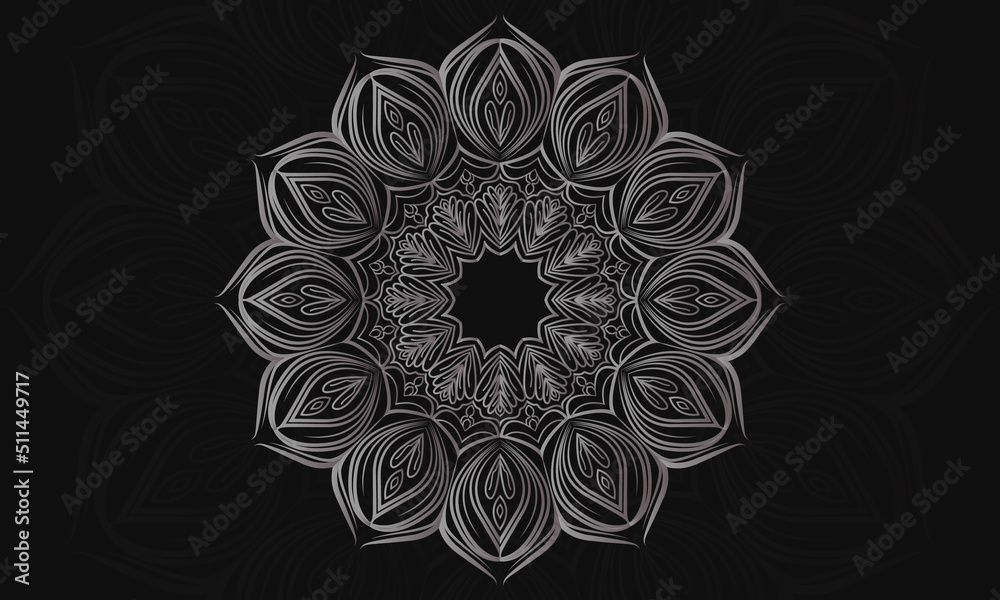 Mandala design. Ornamental round lace pattern. Mandala design. Ornamental round lace pattern.