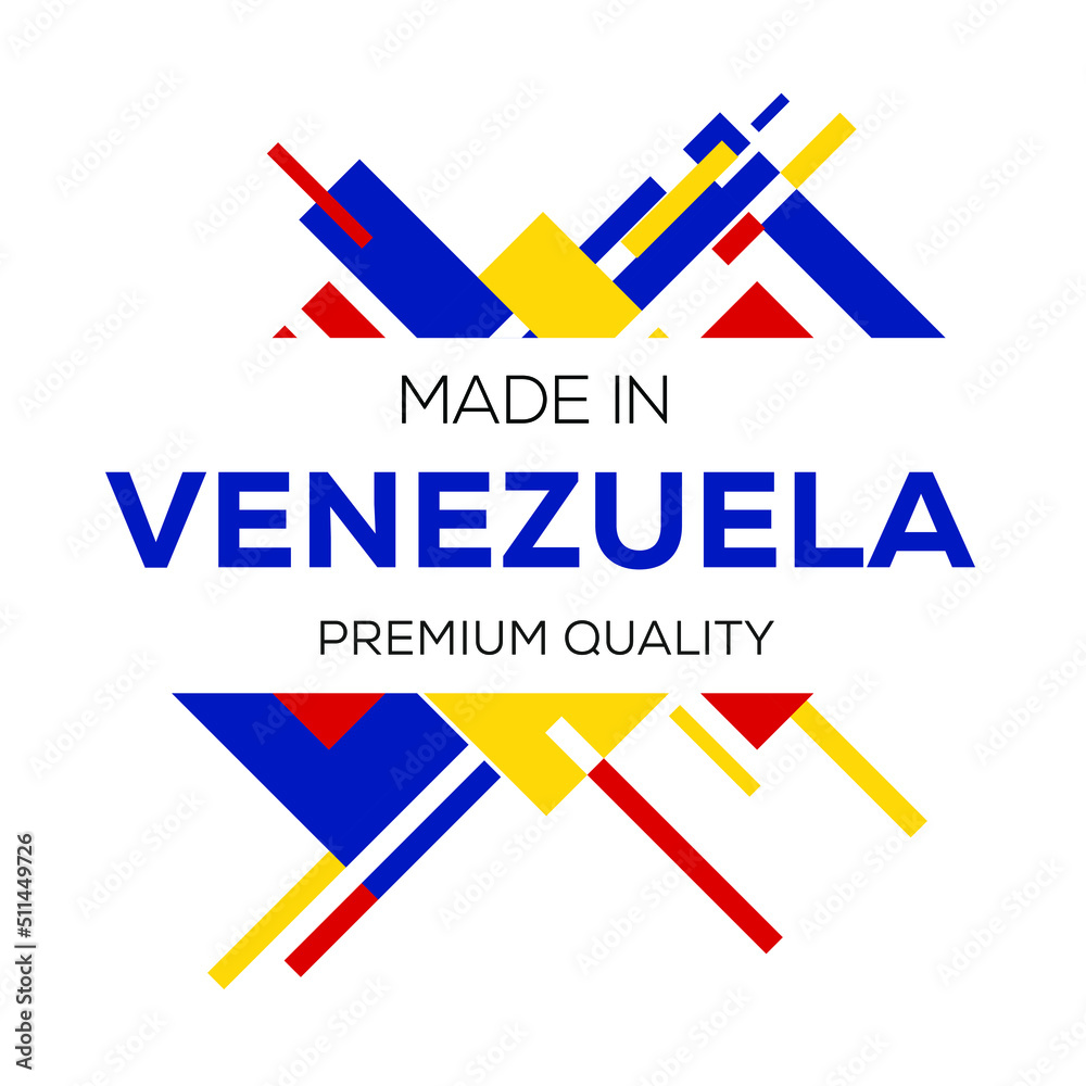 Made in Venezuela, vector illustration.