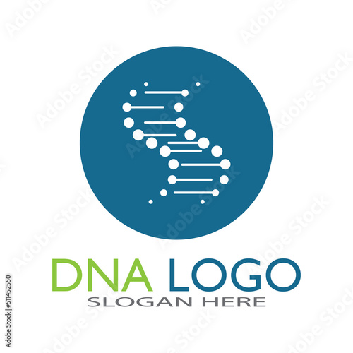 DNA vector logo design template.modern medical logotype.laboratory science icon symbol.colorful pharmacology sign-vector