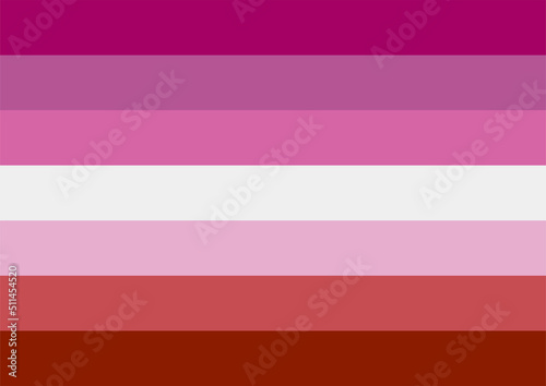 Free Download Lesbian Rainbow Pride flag. Symbol of the LGBT community. - GFXLoad