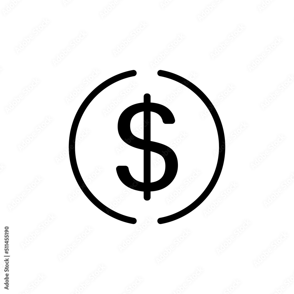 Stablecoin USD Coin (USDC) vector icon Stablecoin USD Coin (USDC) vector icon