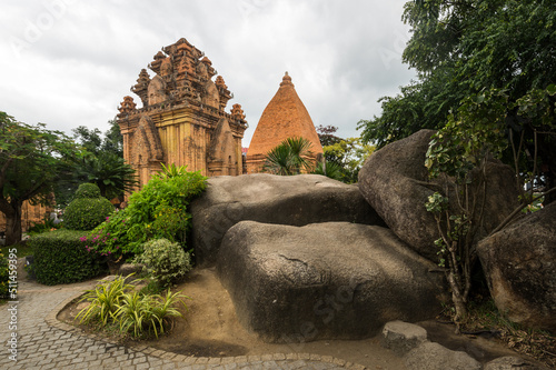 Ancient Po Nagar Cham Towers in Nha Trang photo
