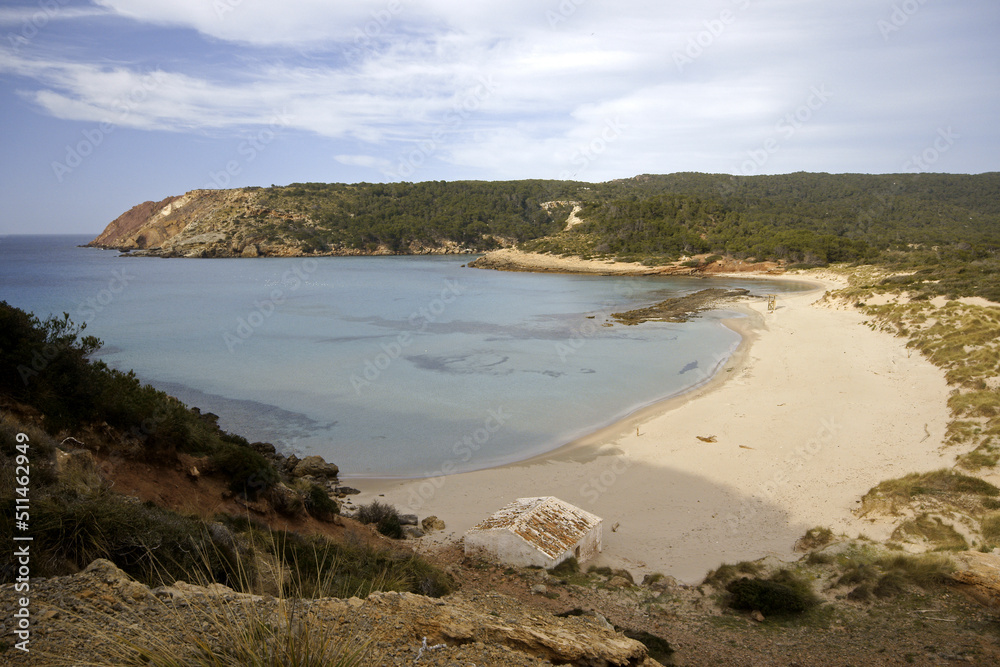 Cala Algaiarens-Sa Vall. Menorca. Islas Baleares.España. Cala Algaiarens-Sa Vall. Menorca. Islas Baleares.España.