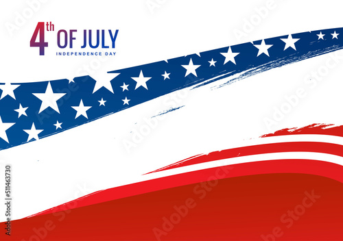 Abstract 4th of july independence day patriotic background