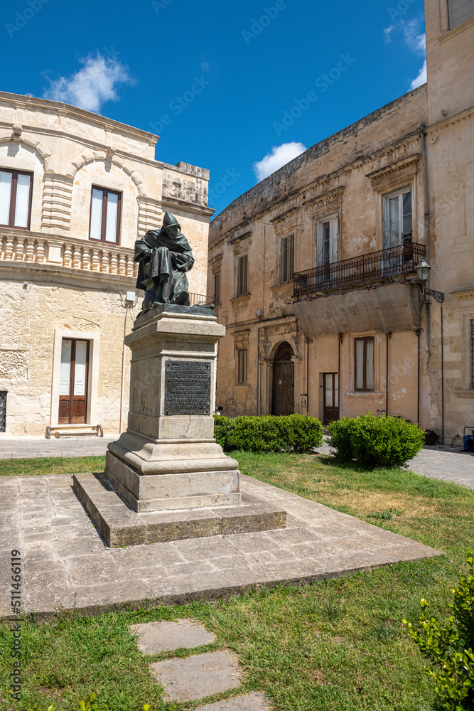 Lecce, pomnik w centrum historycznym