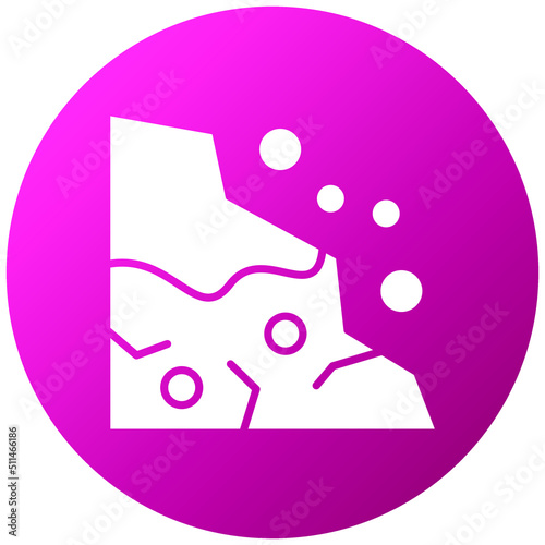 Snow Avalanche Icon Style