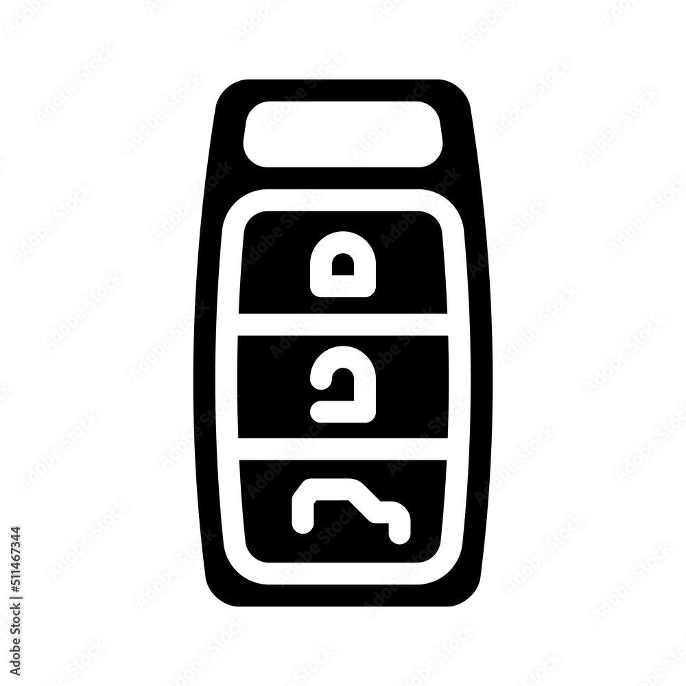 car proximity key glyph icon vector. car proximity key sign. isolated symbol illustration car proximity key glyph icon vector. car proximity key sign. isolated symbol illustration