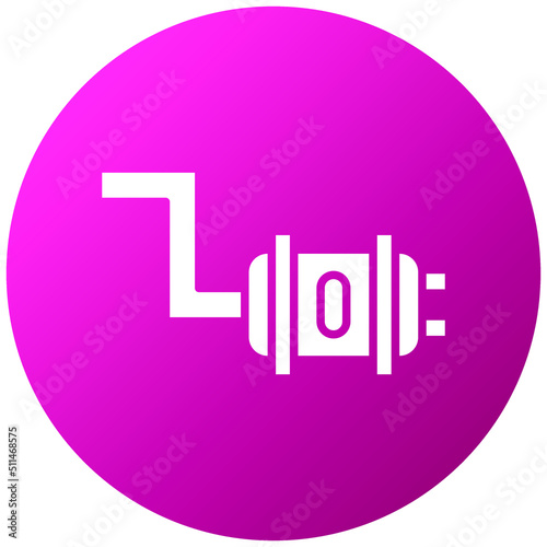 Exhaust Pipe Icon Style