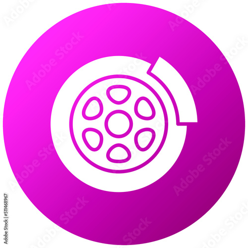 Brake Disc Icon Style