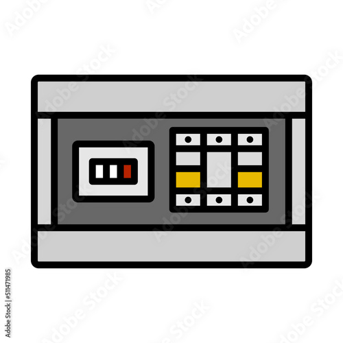 Circuit Breakers Box Icon