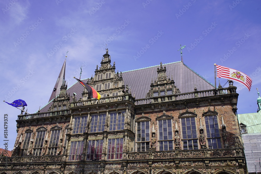 
The Bremen City Hall is the seat of the President of the Senate and Mayor of the Free Hanseatic City of Bremen. Important examples of Weser Renaissance architecture in Europe.