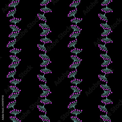 Summer floral seamless flower pattern for fabrics and packaging and gifts and linens and kids and wrapping paper