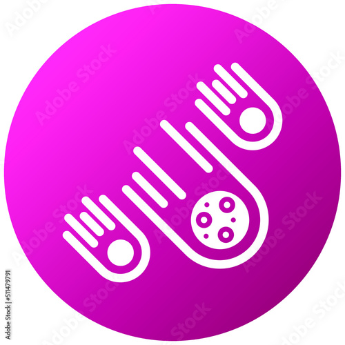 Meteorites Icon Style