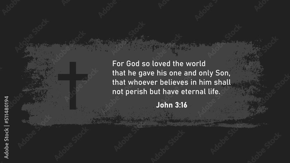 Shape of the cross. Space for text. Modern vector logo, banner, shield, drawing of Christianity. Grunge background