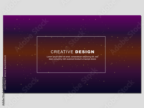 Illustration of galaxies in space. Background concept in outer space with red purple blue gradient aurora light. Can be used for presentations, magazines, pamphlets, annual reports, posters, etc.