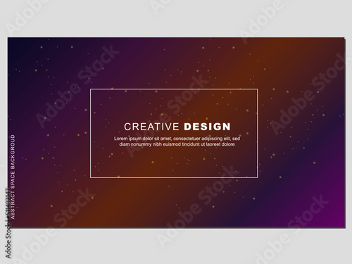 Illustration of galaxies in space. Background concept in outer space with red purple blue gradient aurora light. Can be used for presentations, magazines, pamphlets, annual reports, posters, etc.