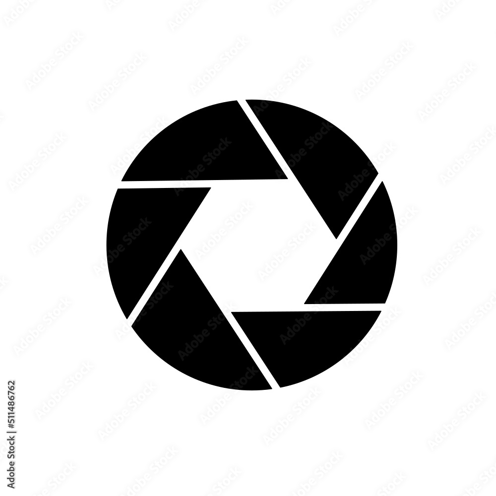 Camera Shutter icon vector with trendy design Camera Shutter icon vector with trendy design