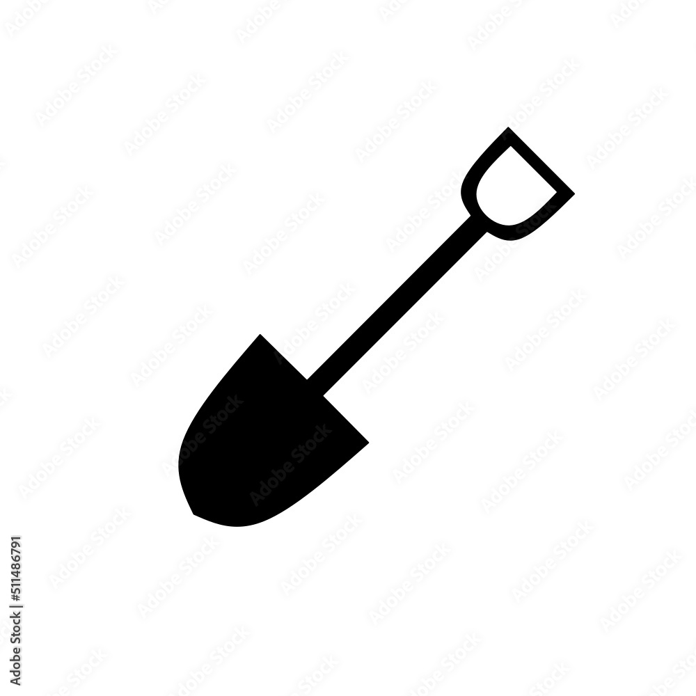shovel icon vector with simple design.construction tools icon shovel icon vector with simple design.construction tools icon