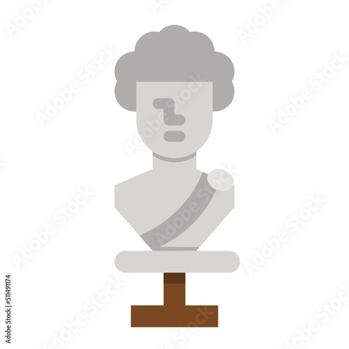 sculpt flat icon