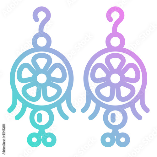 earring gradient icon