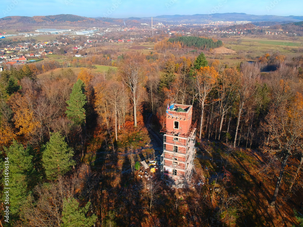 Wieża na Sołtysiej Górze - Tower on Sołtysia Góra - obrazy, fototapety, plakaty 
