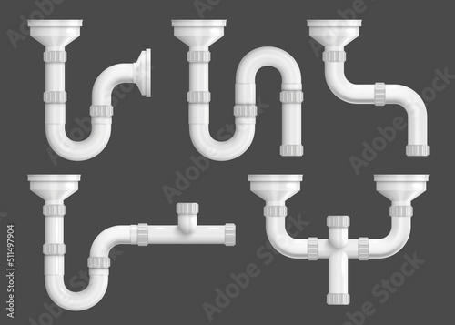 Drain Pipes Realistic Set